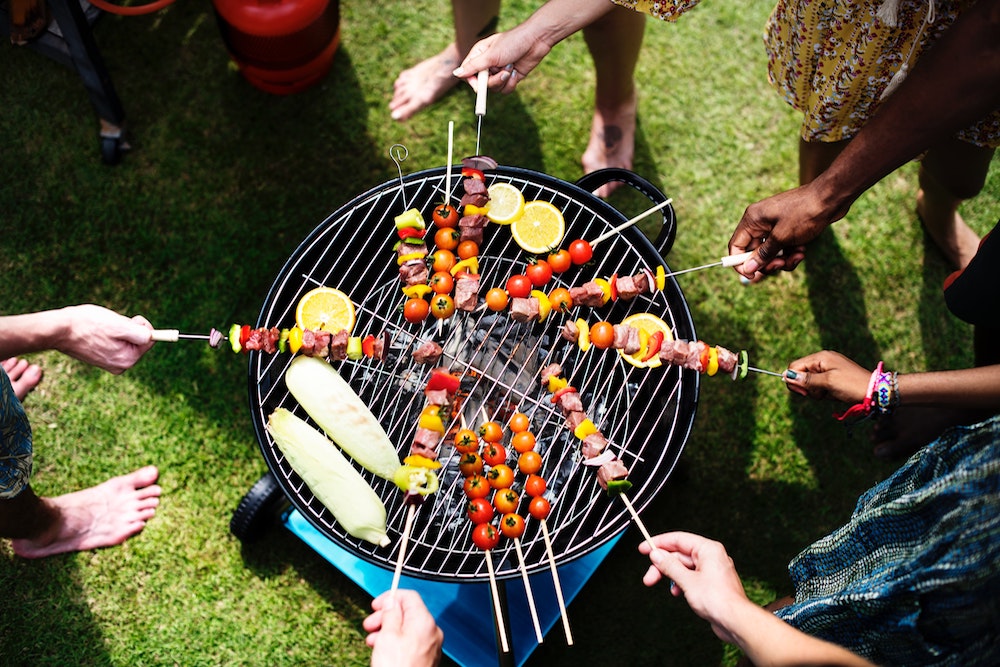 Grilling without meat bees/yellow jackets